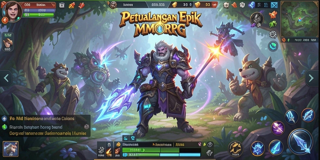 Tampilan gameplay D06 yang memukau dalam dunia MMORPG.