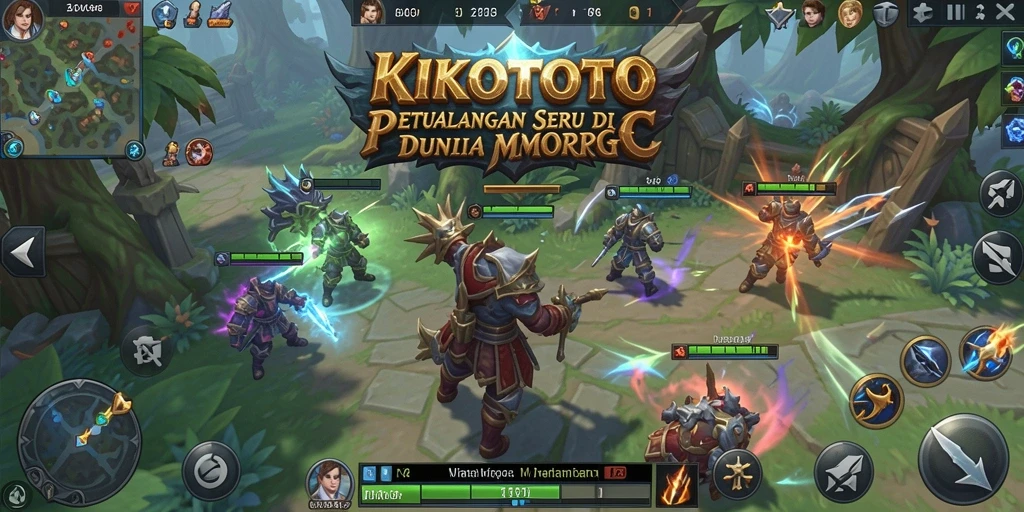 Tampilan gameplay menarik dan interaktif dari KIKOTOTO MMORPG.