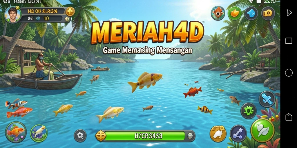 Gameplay memancing yang menegangkan di MERIAH4D.