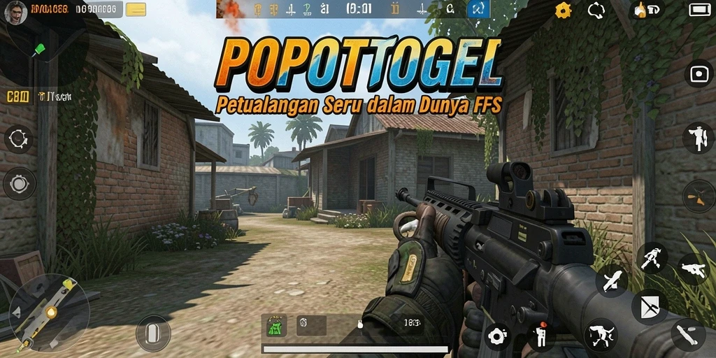 Tangkapan layar menunjukkan aksi seru dalam permainan FPS.