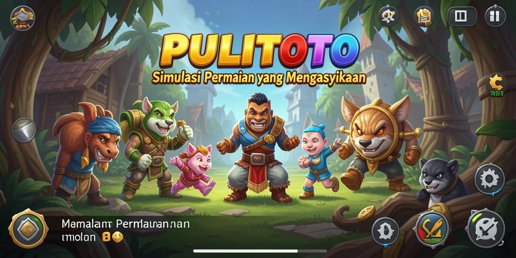 Screenshot gameplay PULITOTO menampilkan aksi seru dan grafis yang indah.