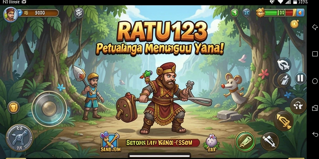 Tampilan gameplay seru dari RATU123 yang penuh petualangan.