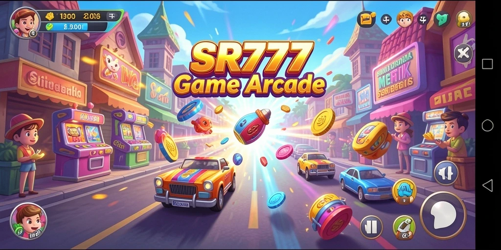 Tampilan gameplay seru dari SR777 yang memukau dan penuh aksi.