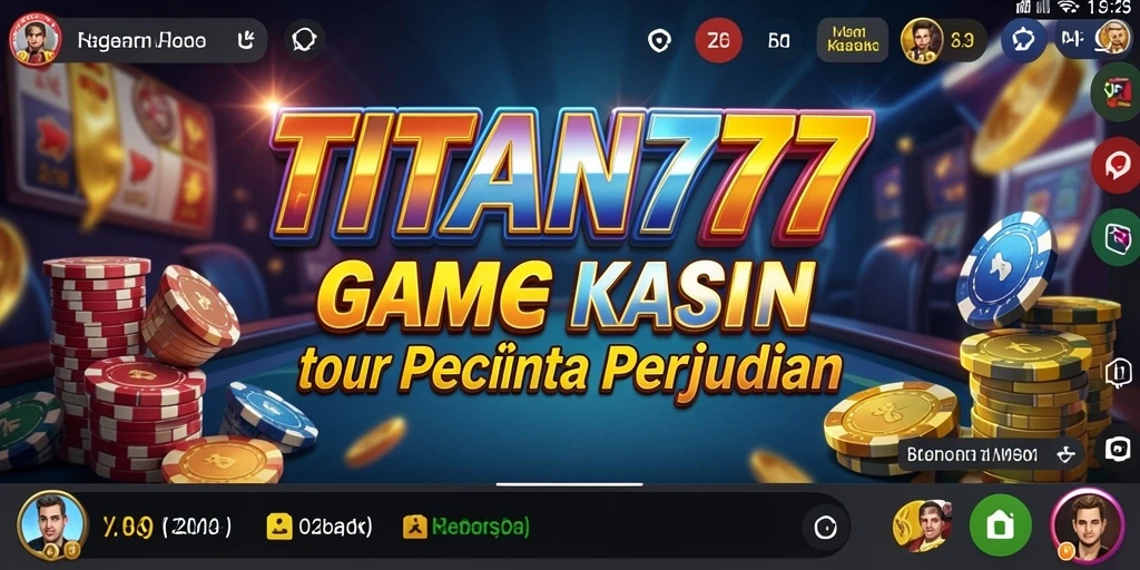 Tampilan gameplay Kasino mendebarkan di TITAN777.