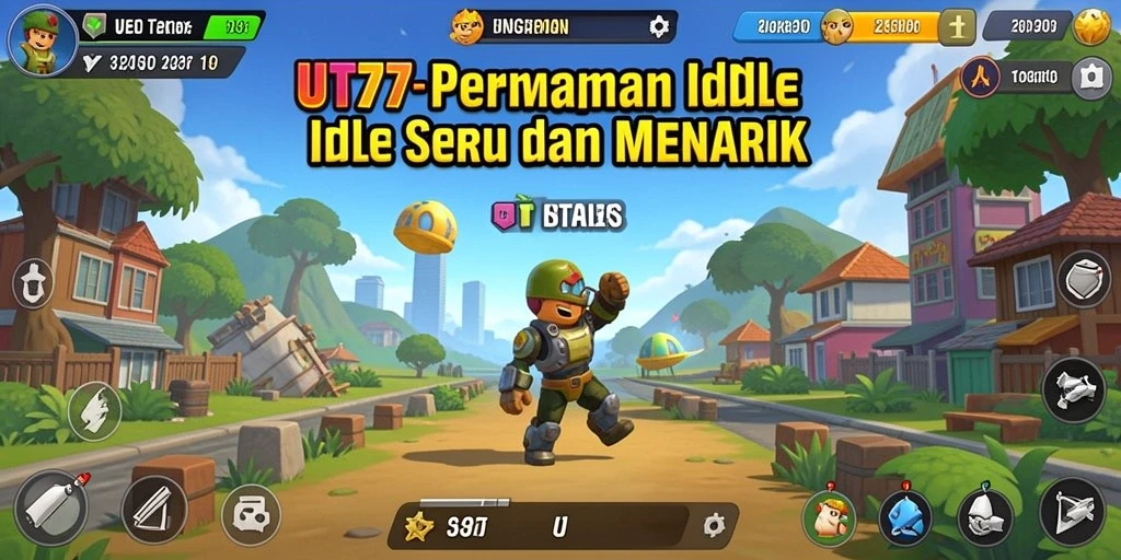 Gambaran gameplay UT77 yang menawan dan santai.